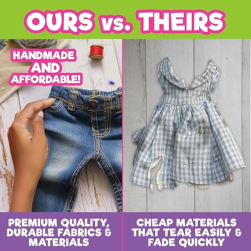 Miniatura 4 de Traje de yoga de 5 piezas, ropa y accesorios de muñeca de 18 pulgadas compatibles con muñeca American Girl, juego de fitness de pilates incluye