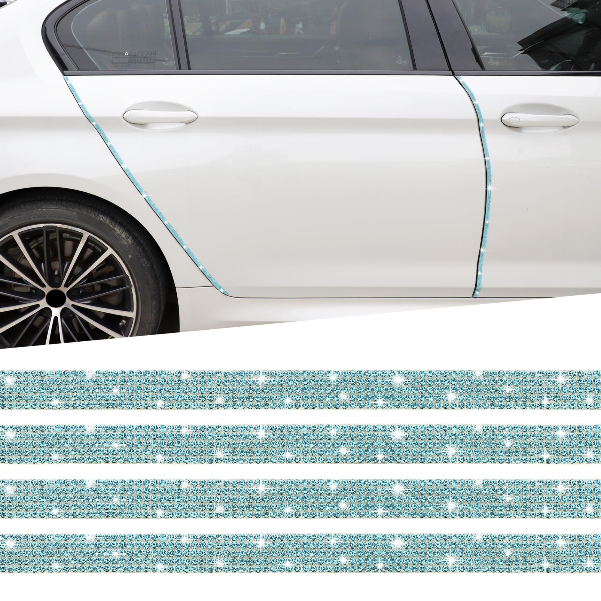 TOMALL Bling Car Door Guard Crash Bumper Crystal | Mubboo