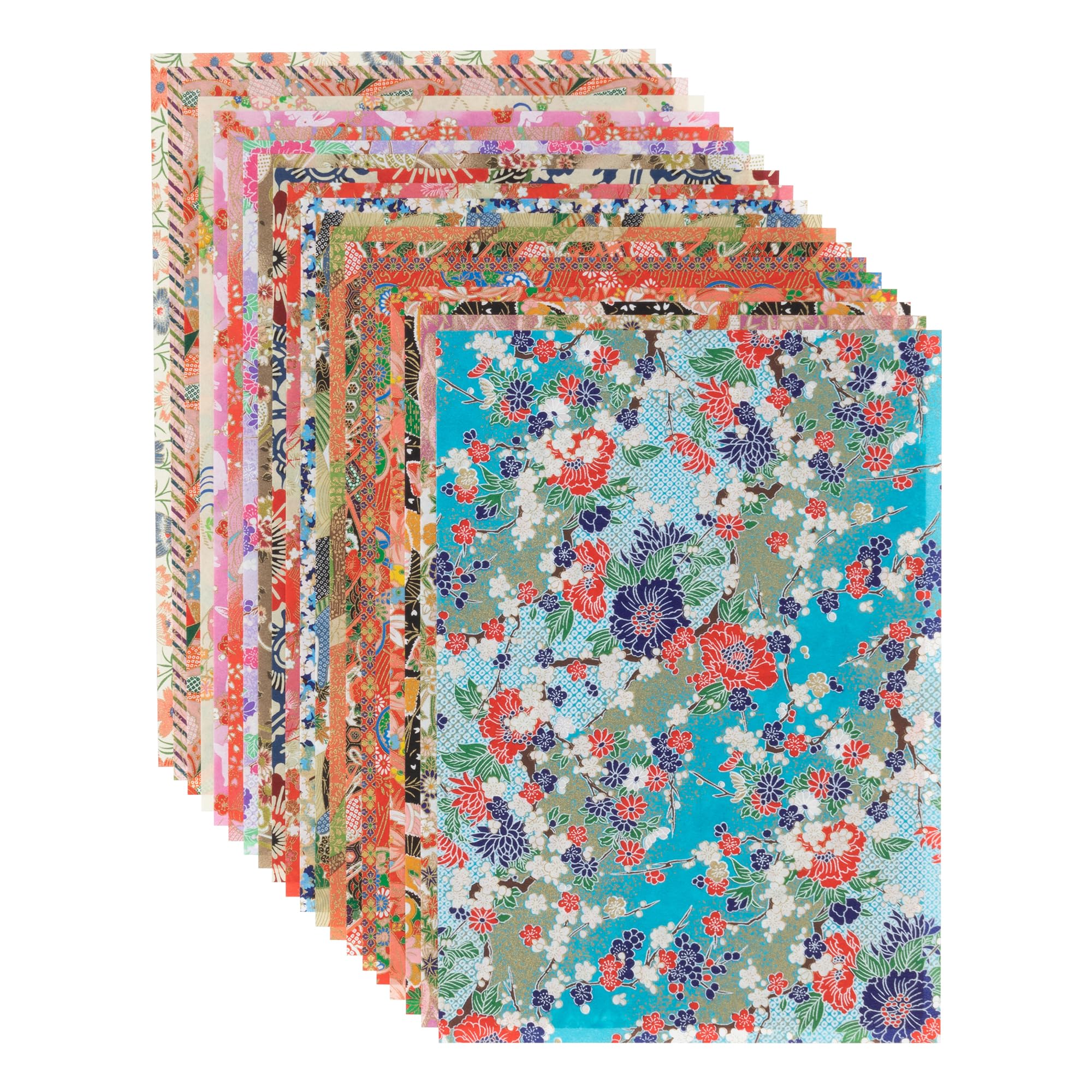 Amazon | 和紙かわ澄 千代紙 友禅和紙 B4 判 約25.7×36.4cm 20枚 B
