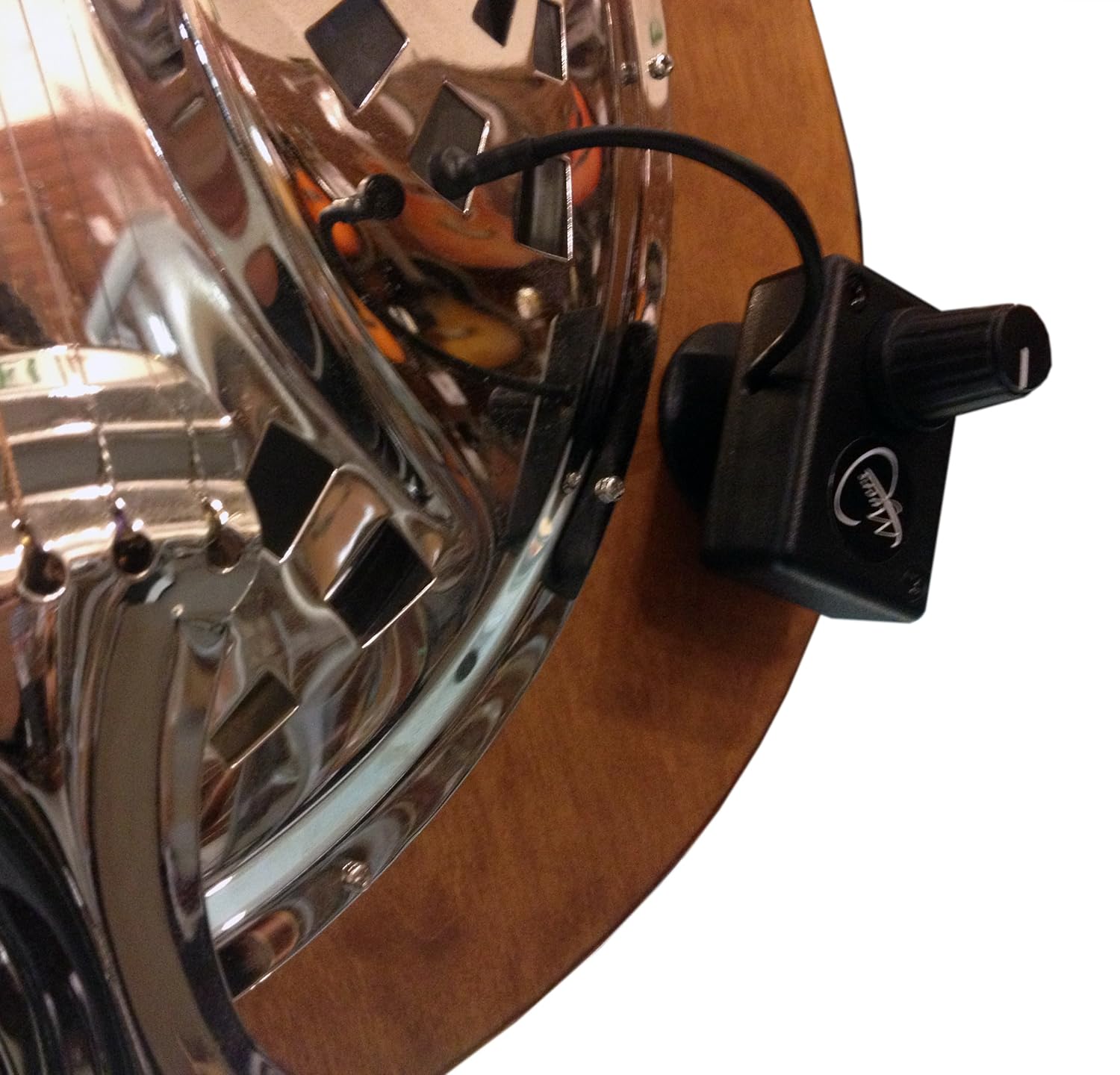 Dobro Round Neck Resonator Guitar Pickup with Flexible MicroGooseneck