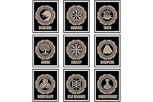 Norse Viking Decor for Home, Valhalla Inspired Gifts for Men