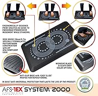 Vista 8 de AFS-TEX 2000 Alfombrilla Activa Negra - 32" x 20