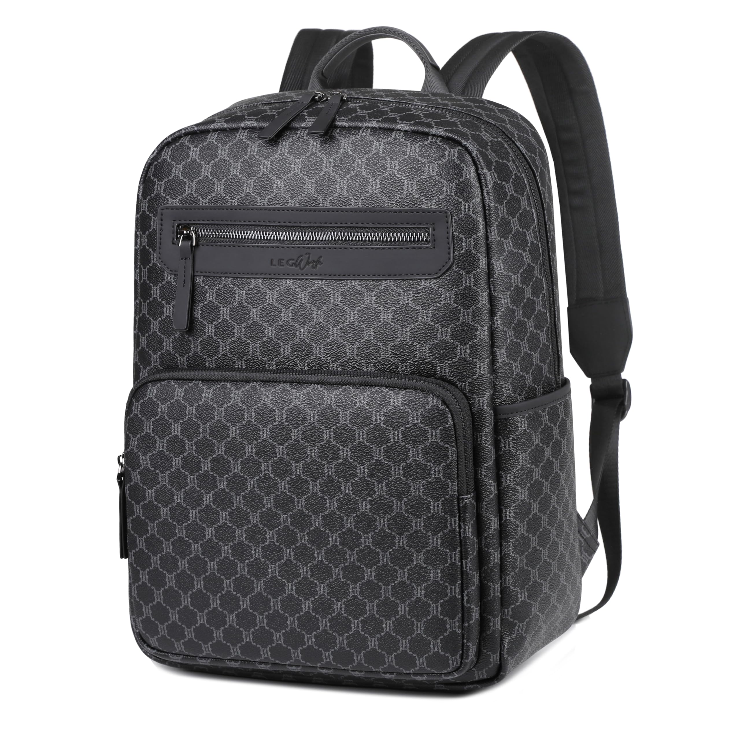 The Sovereign Backpack 23L | Premium Leather Executive Laptop Backpack | Fits 15.6" Laptop | Waterproof, Scratch-Resistant, Luggage Sleeve-image-15