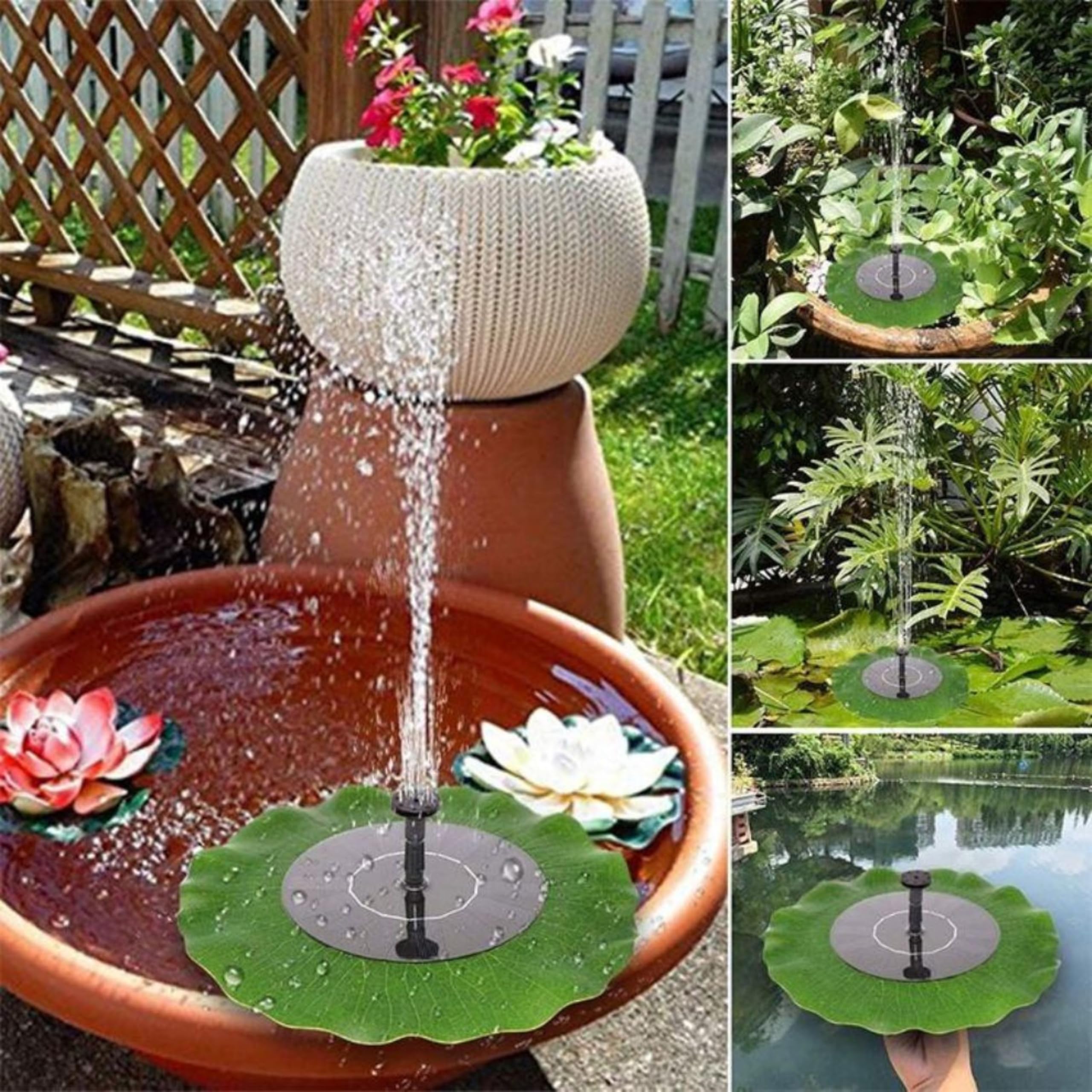 Solar Water Fountain - Garden Pump with 8 Nozzles -9 Solar Water Fountain - Garden Pump with 8 Nozzles -9