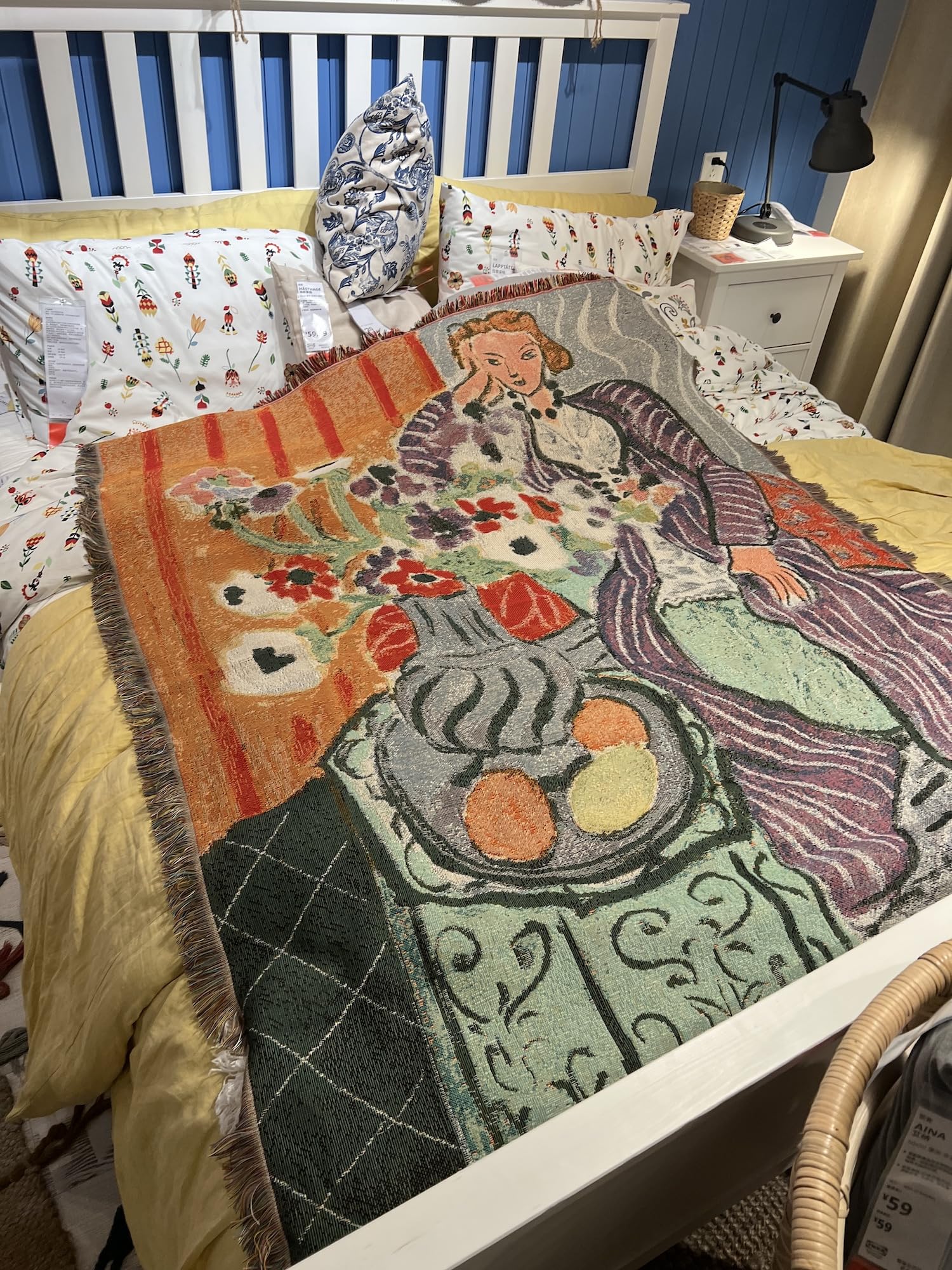 Amazon｜Henri Matisse アンリ・マティス「紫のローブとアネモネ
