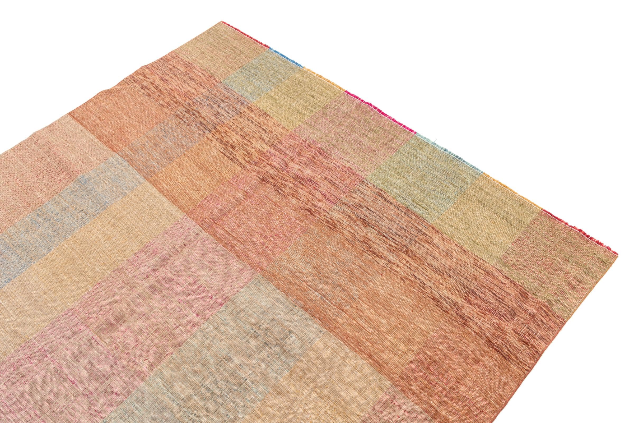 Kilim Afghan Edition 194x298 Tessuto a mano Moderno Tappeto orientale Tappeto di design Tappeto In lana