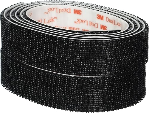 3M RF6741 - Cierre extremo negro de 1 x 4 pies