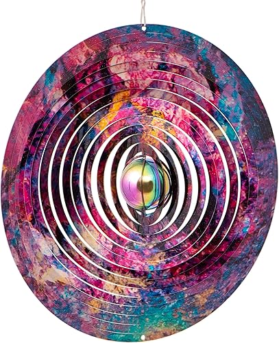 Miniatura 9 de Molinillos de viento de árbol de la vida para patio y jardín, adornos de metal para decoración de jardín, molinillo de viento al aire libre, regalos