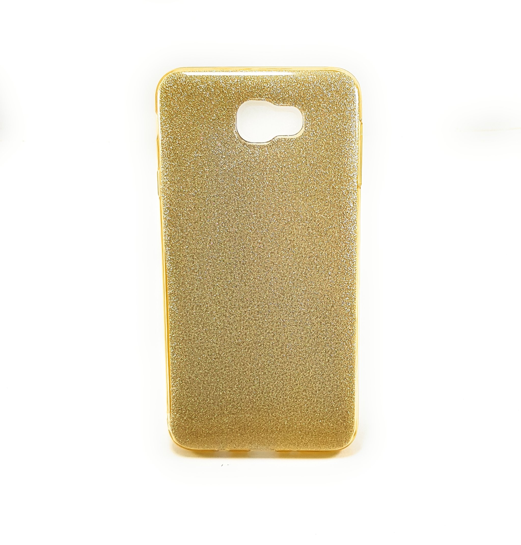 Golden SPARKLING Glitter Shine Premium Soft Protective Back Case for Samsung J7 Prime