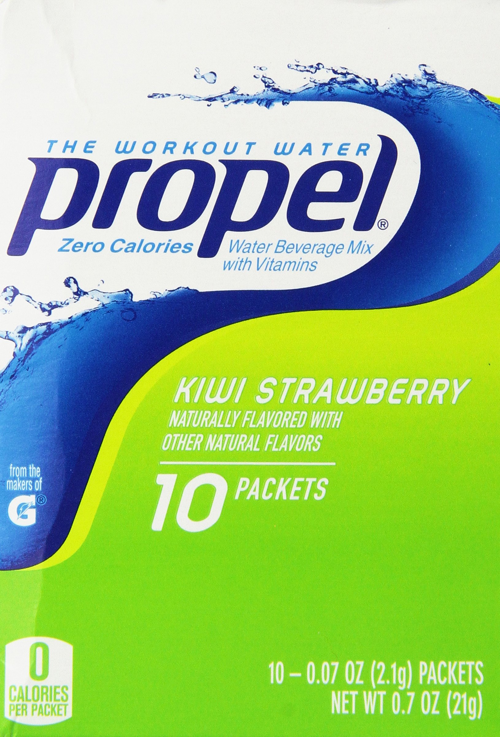 PropelZero - 10 Count Packets (Pack of 2) (Kiwi Strawberry)