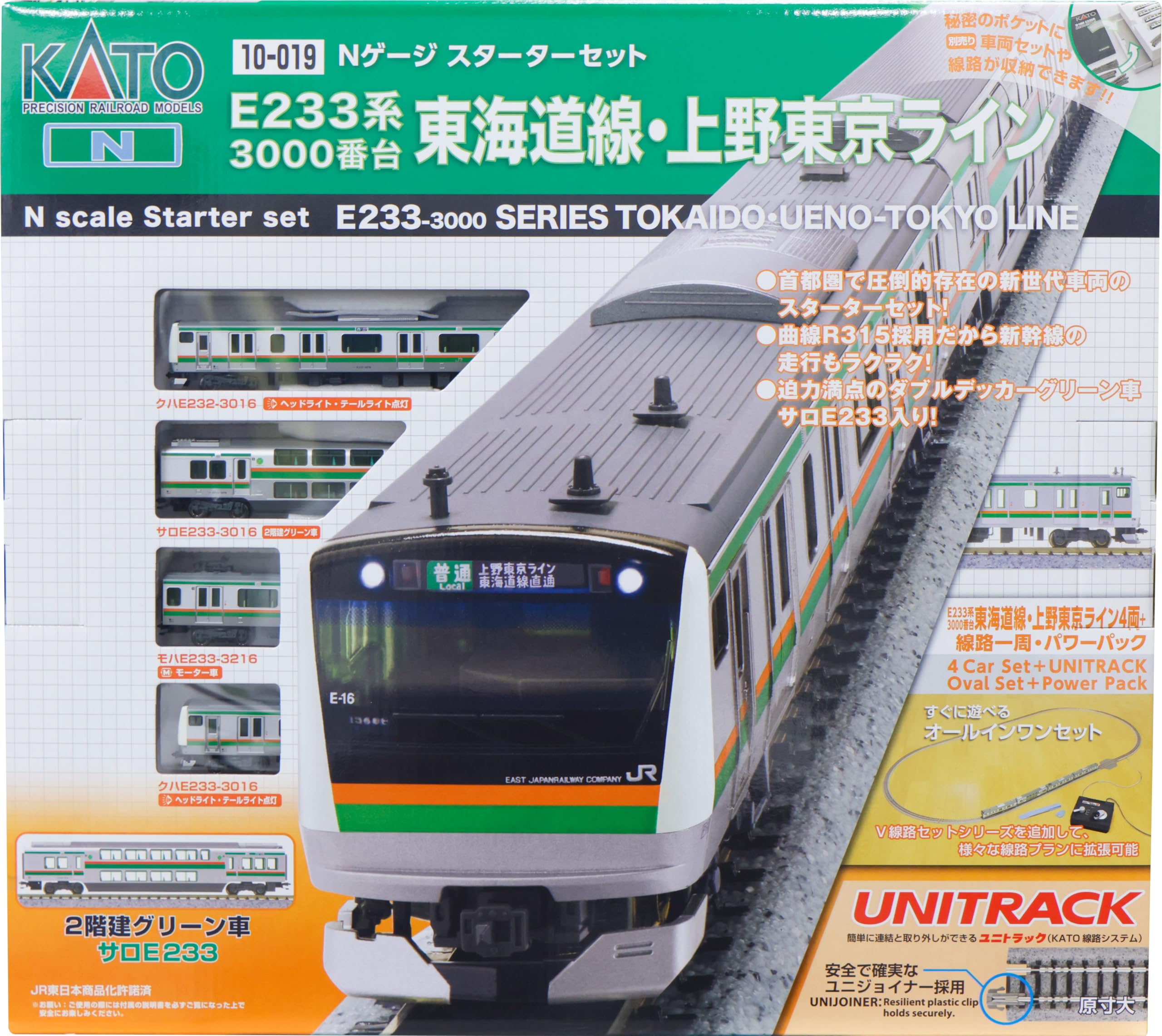 KATO E233系 東海道線・上野東京ライン スターターセット　Nゲージ Amazon | KATO Nゲージ スターターセット E233系3000番台 東海道線