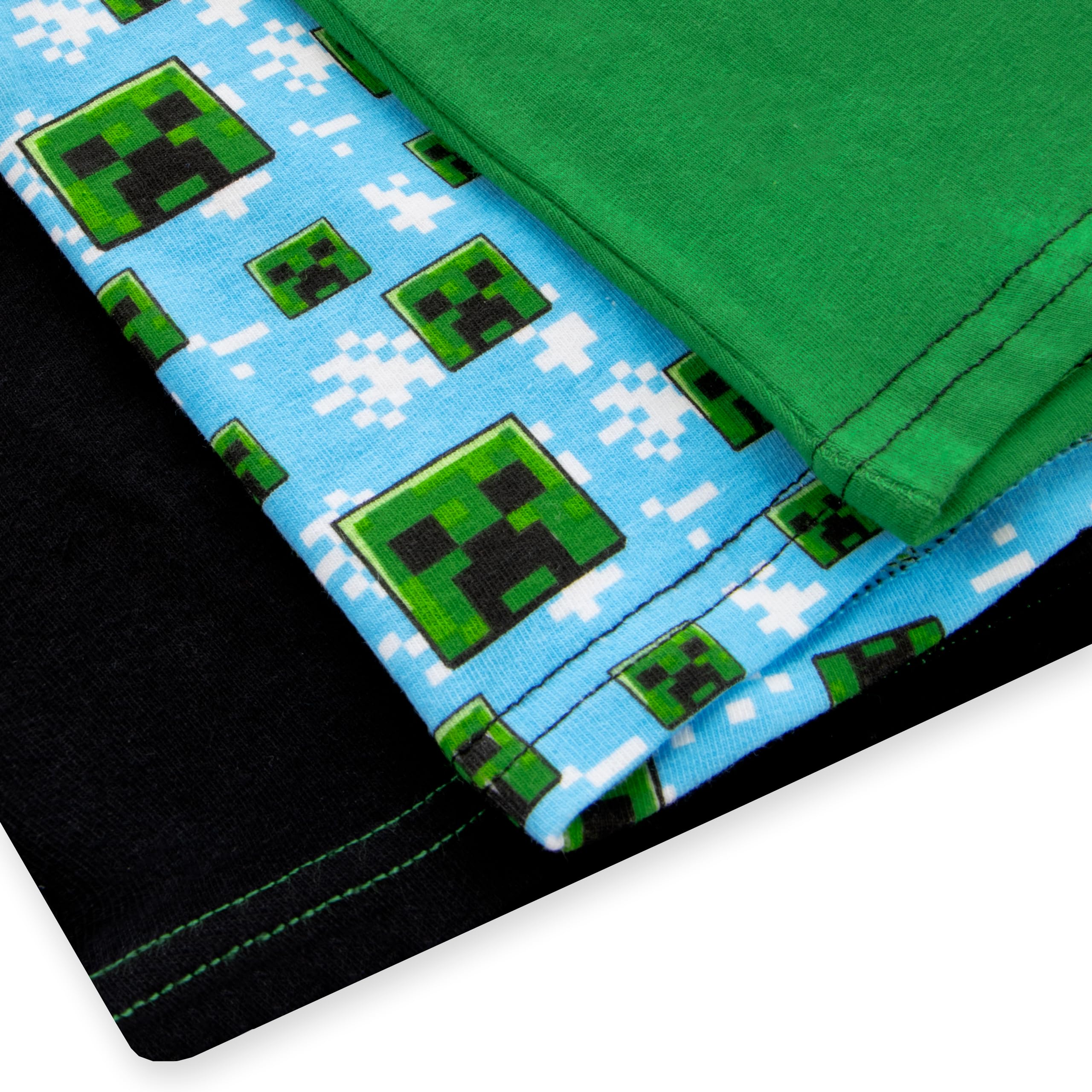 MINECRAFT Boxer Bambino Pacco da 3, Mutande Bambino di Creeper, Boxer Ragazzo Gaming