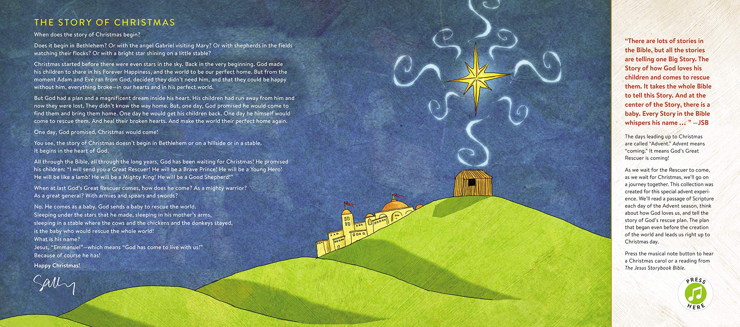 The Jesus Storybook Bible A Christmas Collection: Stories, songs, and reflections for the Advent season - Image 2