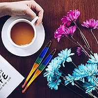 Vista 4 de Ommi - Ganchos de ganchillo con mango ergonómico, gancho de ganchillo hecho a mano de 7 pulgadas, aguja de tejer, tejido de hilo para manualidades