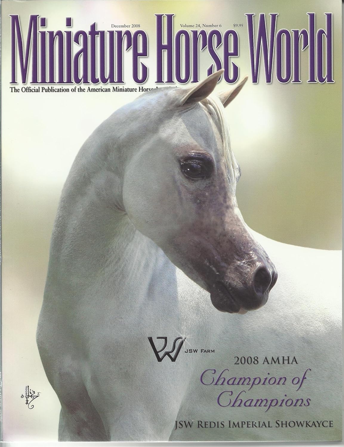 Miniature Horse World Magazine December 2008 (Volume 24, No 6) Alison