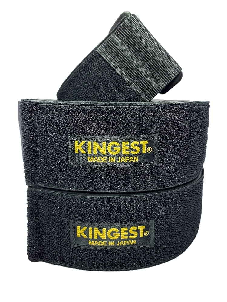 KINGEST 加圧ベルト Lサイズ 2本セット Amazon | KINGEST®加圧ベルト アスリート 2重巻き あし用(XS