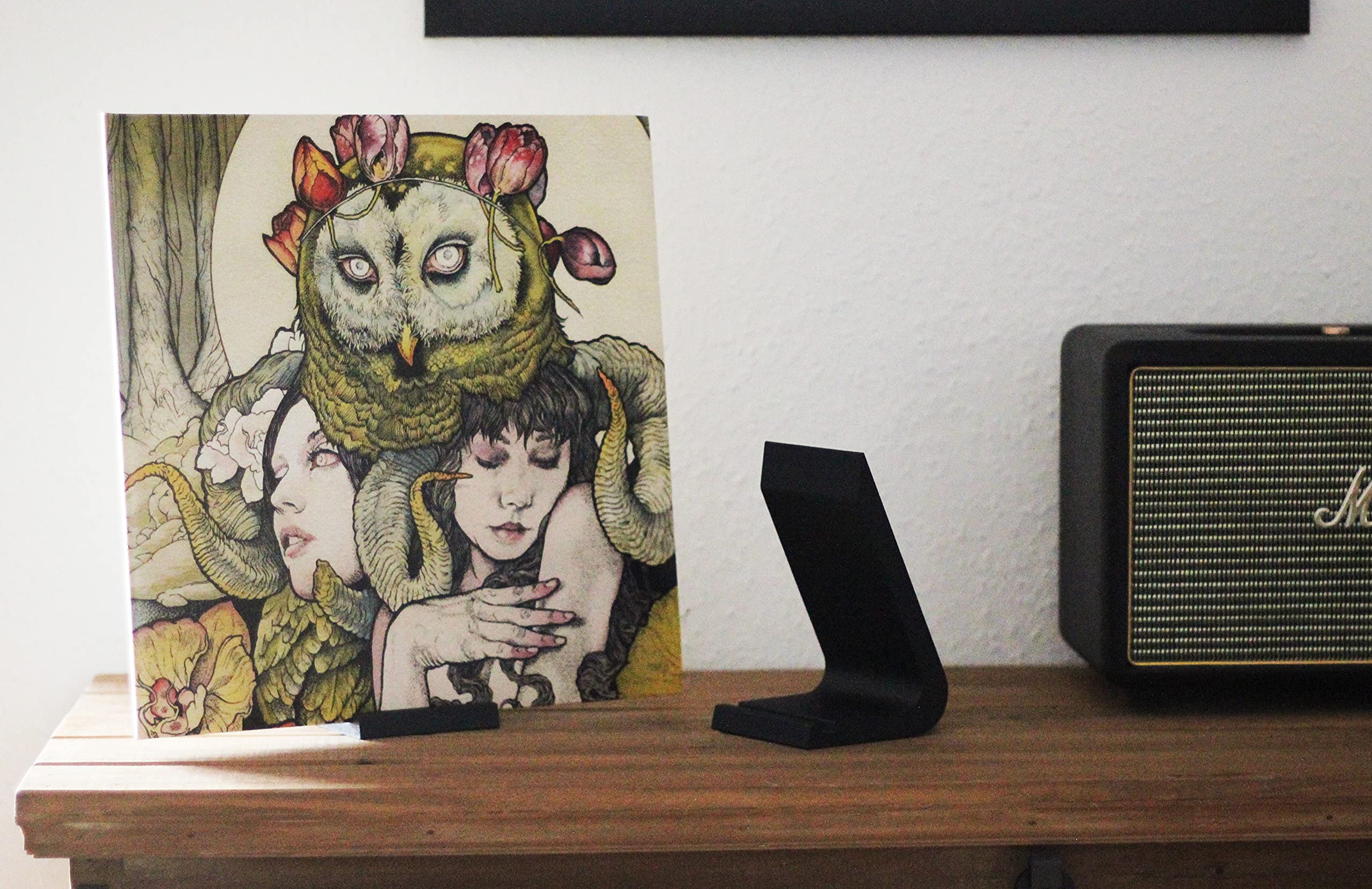 NewGround Designs Espositore LP, display in vinile, supporto per dischi in vinile, decorazione da 12"