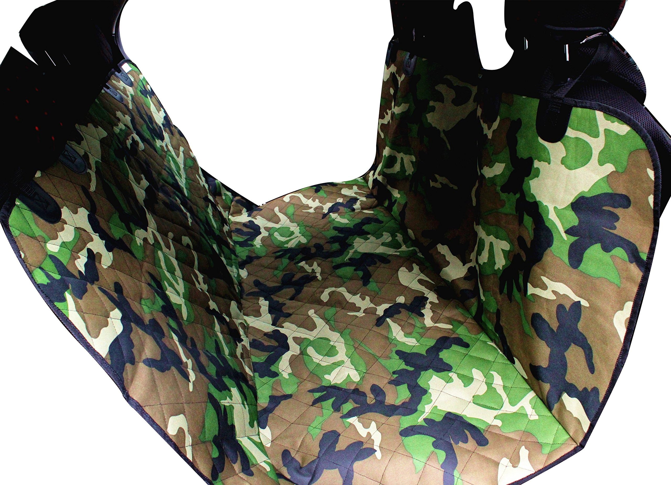 Dog Car Seat Cover Hammock Rear Seat Cover Pets For Cars 53.94"*57.87" Camouflage
