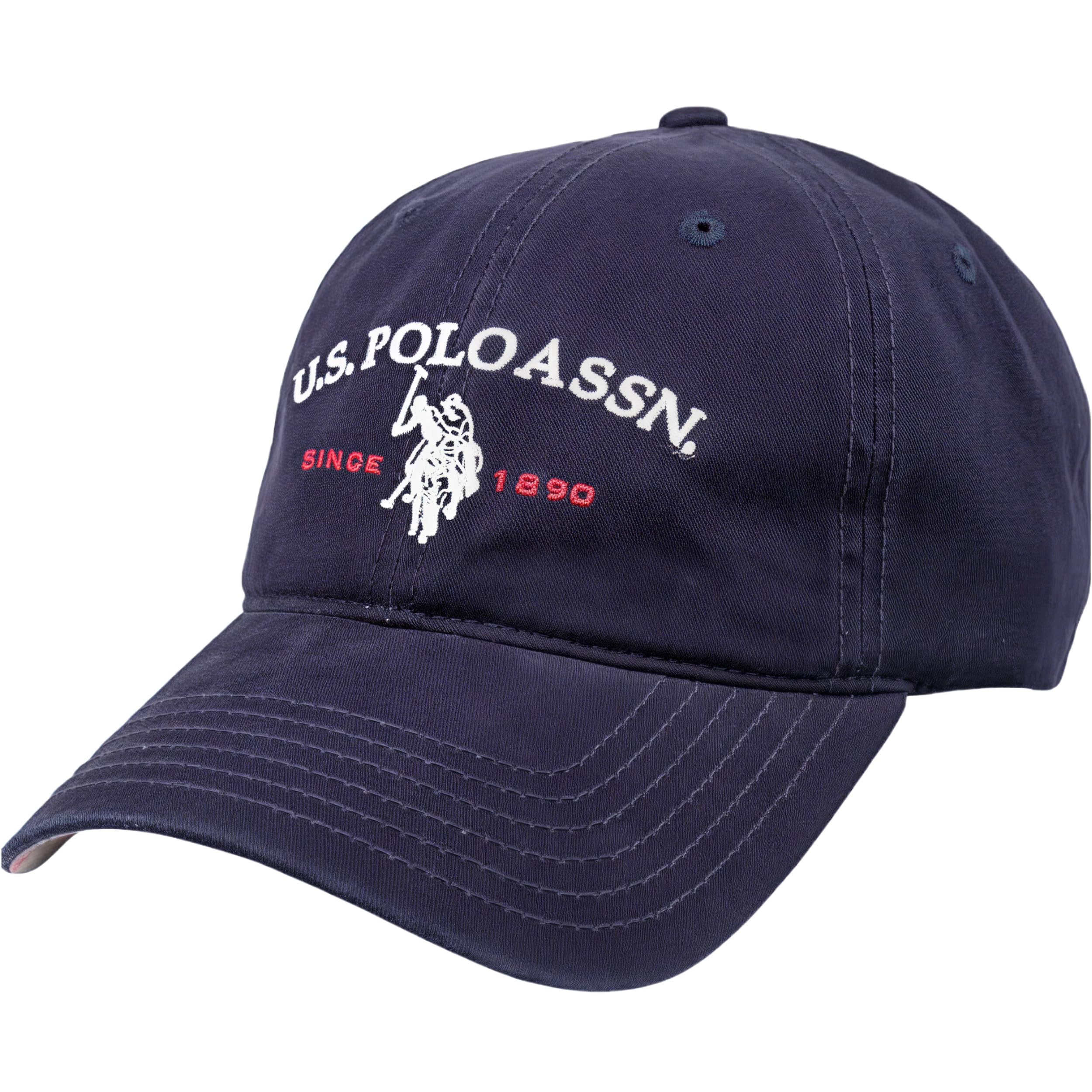 U.S. Polo Assn. Unisex-Adult U.s Polo Assn. Embroidered Pony Horse Logo Since 1890 Adjustable Cotton Baseball Hat with Curved Brim
