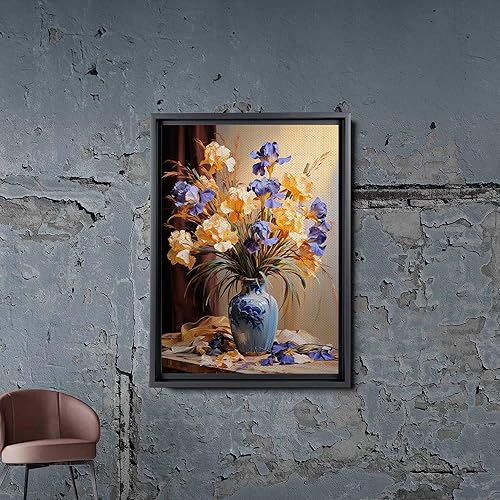 Miniatura 5 de Provence Blooms, Acrylic Iris Prints, Captivating Canvas Wall Art Celebrating the Beauty of Flowers, Wall Art, Art Decor