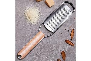 Finest Quality Fine Grater Cheese Lemon Ginger Garlic Nutmeg Handheld Great for Parmesan