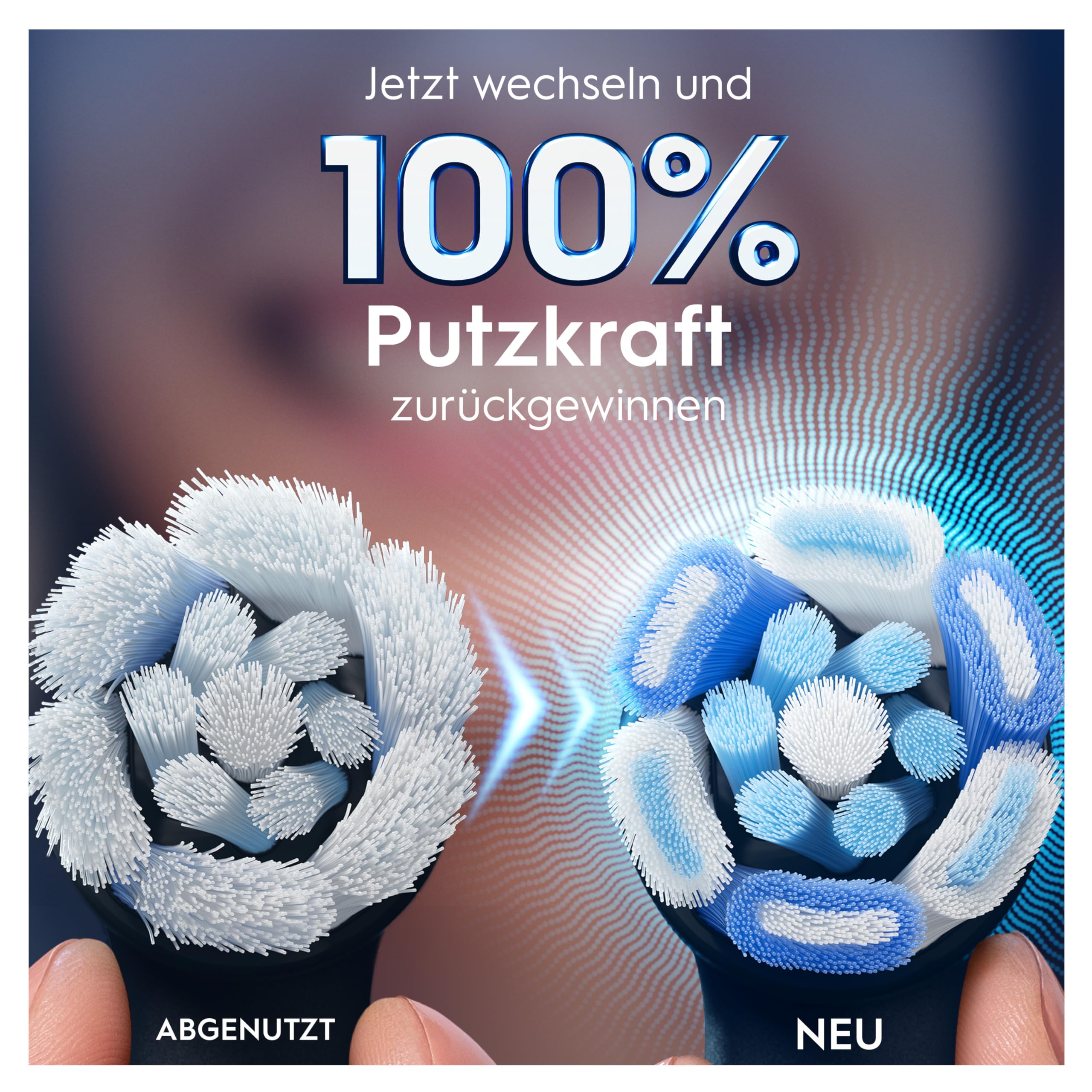 Oral-B iO Aufsteckbürsten Ultimative Reinigung, Schwarz, 8 Stück | Original Zahnbürstenaufsatz für Elektrische Zahnbürste, Zahnbürstenköpfe für Tiefenreinigung Und Plaqueentfernung