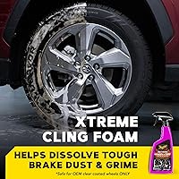 Vista 4 de Meguiar's Hot Rims Wheel & Tire Cleaner, Powers Through Brake Dust & Grime – 24 Oz Spray Bottle