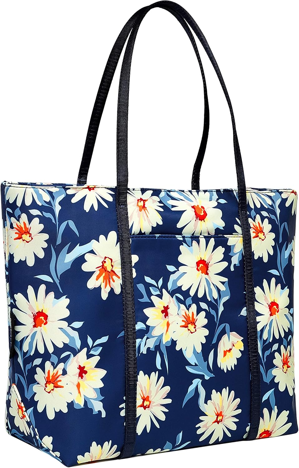 Chrysansmile Large Tote Bag for Women Work Nylon Shoulder Bags Waterproof Beach Bag Flower Womens Purses and Handbags - Image 2