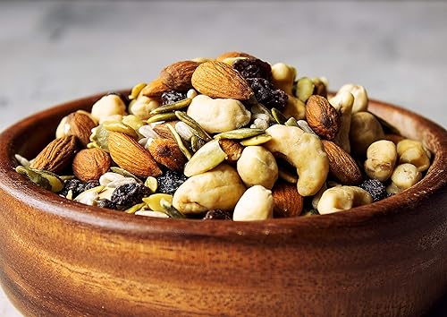 Miniatura 7 de Mezcla orgánica de semillas crudas nueces y pasas 2 libras  cruda y sin transgénicos mezcla de rastro contiene nueces almendras anacardos avellanas