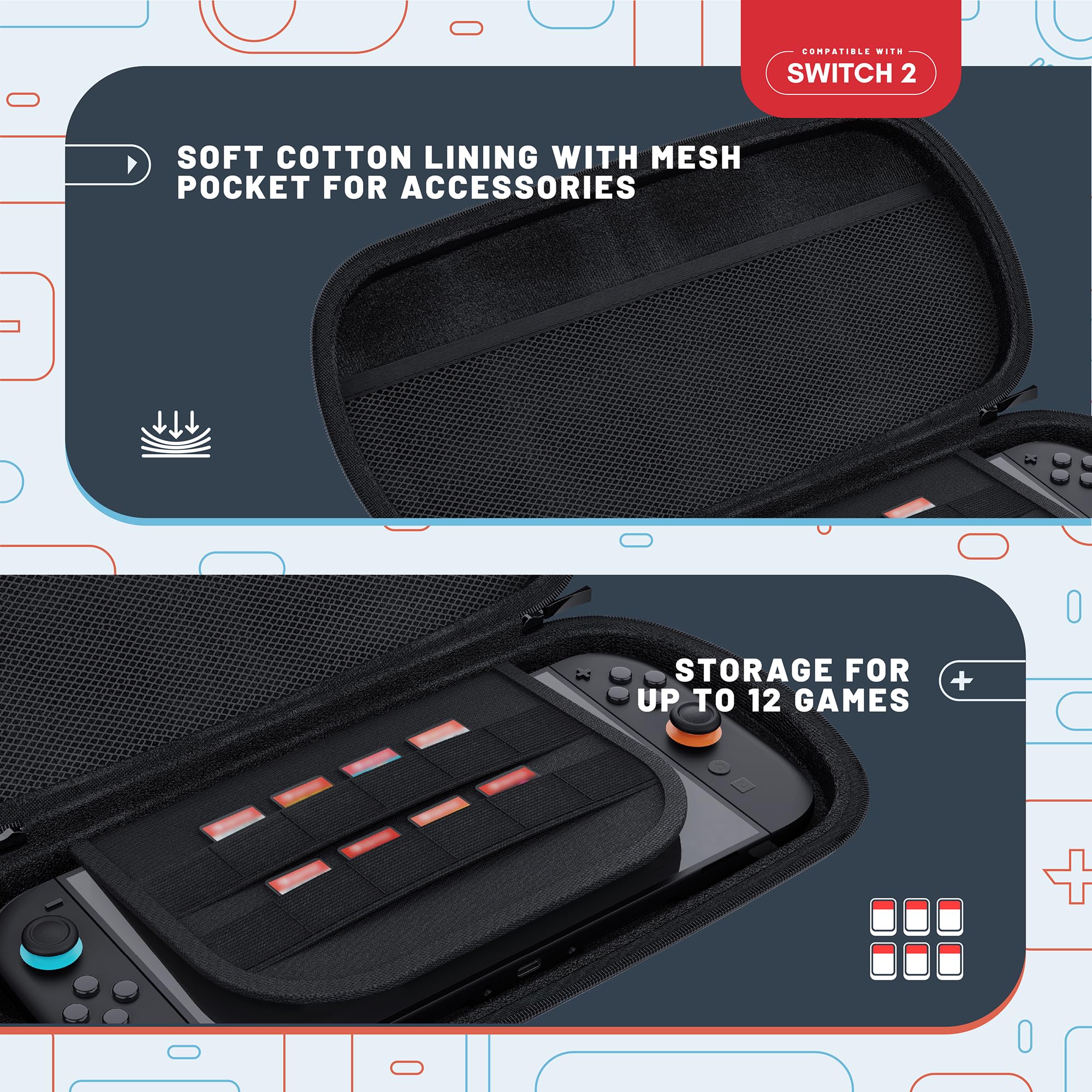 STEALTH Zestaw podróżny z konsolą przenośną kompatybilny z Switch 2