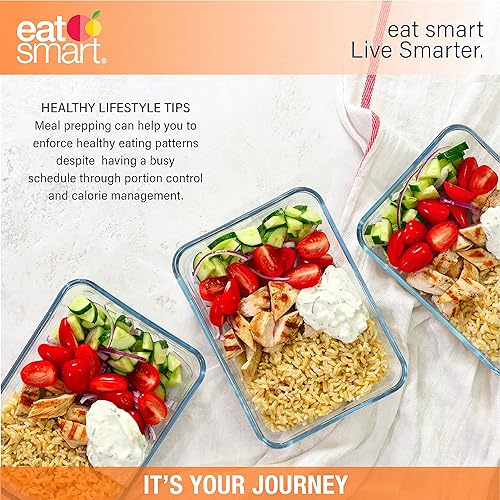 Miniatura 8 de Eat Smart Eat Smart - Báscula de cocina con plataforma de vidrio de 33 libras con tara, color gris