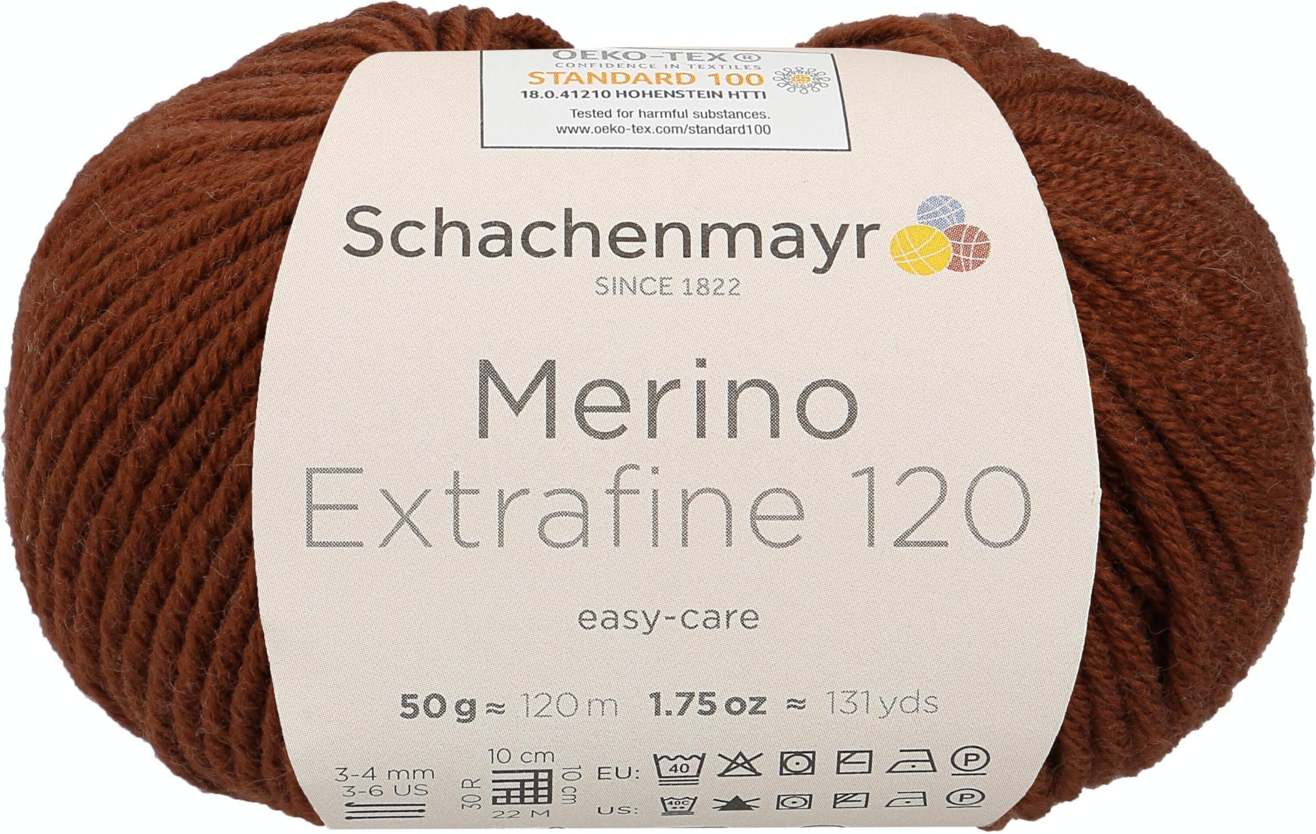 Schachenmayr Merino Extrafine 120 Handstrickgarn Kupfer