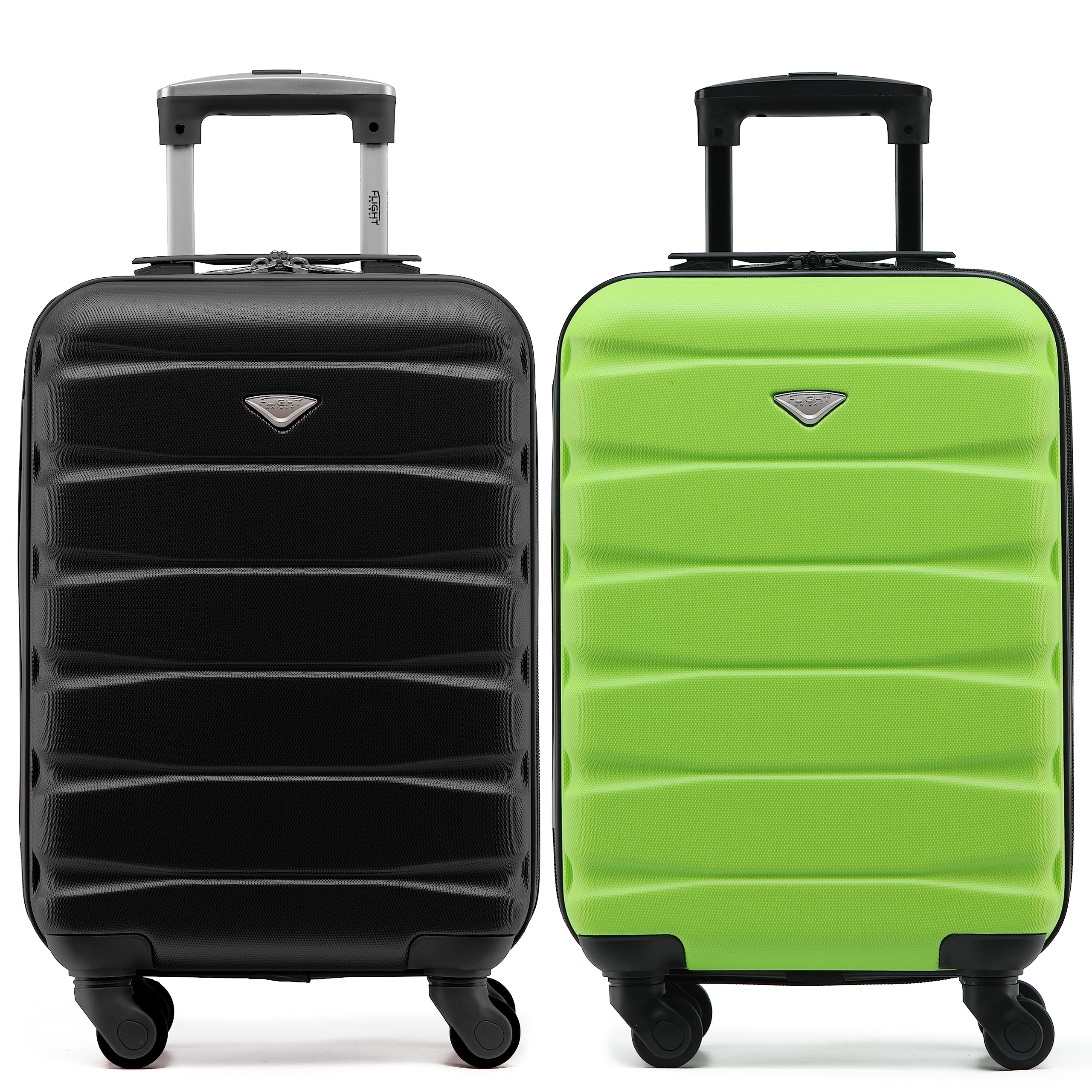 Flight Knight Suitcase Set of 2 Lightweight 4 Wheel ABS Hard Case Cabin Carry On Hand Luggage Approved for Over 100 Airlines Including easyJet, British Airways, Ryanair & Many More 55x35x20cm — view 145