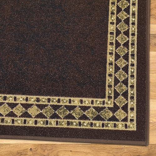 Miniatura 286 de Antep Rugs Alfombras modernas con bordes de 2 x 7 pies antideslizantes (antideslizante) de perfil bajo con parte trasera de goma para interiores