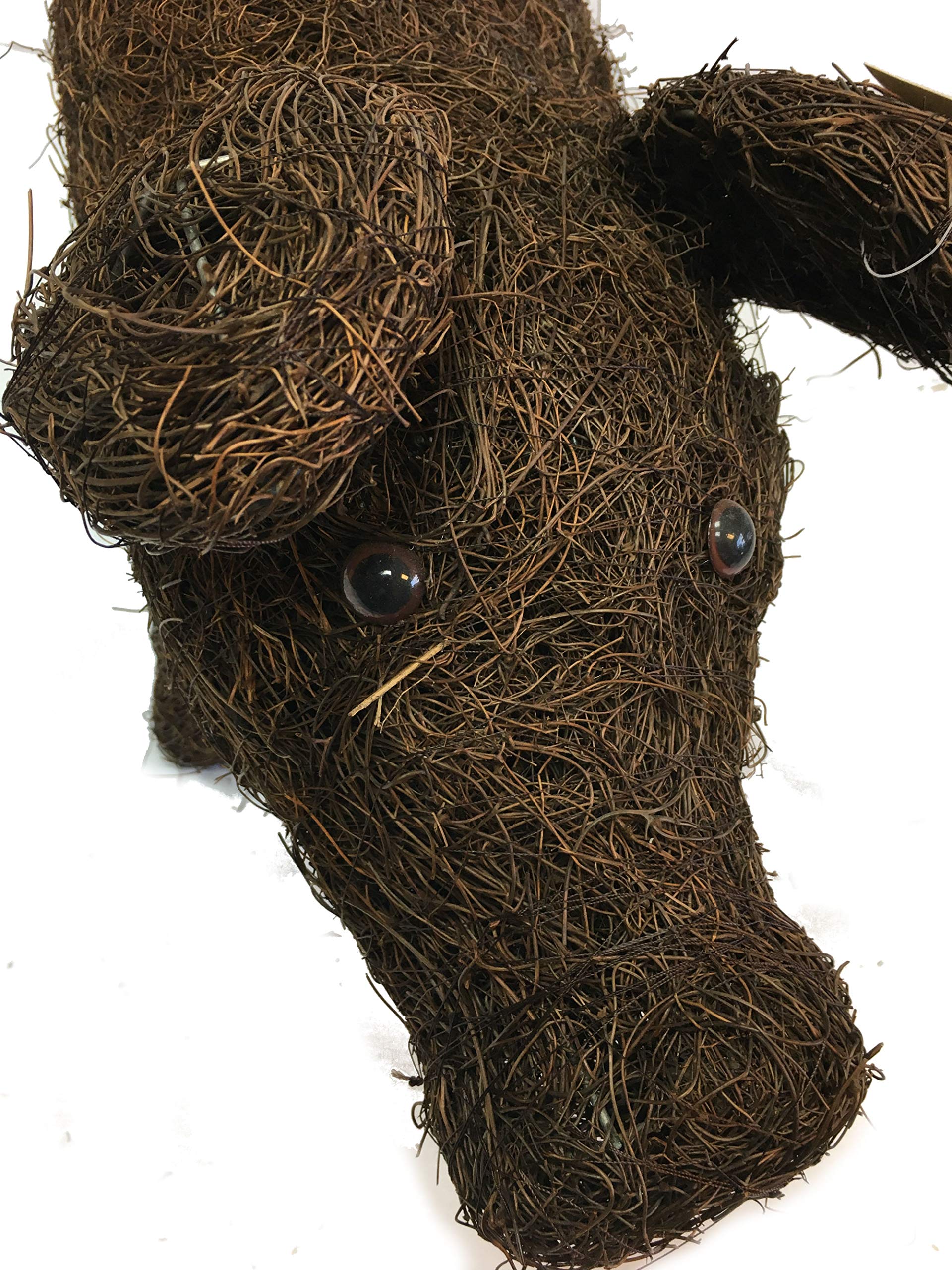 Rattan Twig Pig Topiary 20