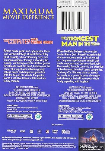 Miniatura 2 de The Computer Wore Tennis ShoesThe Strongest Man In The World 2-Movie Collection
