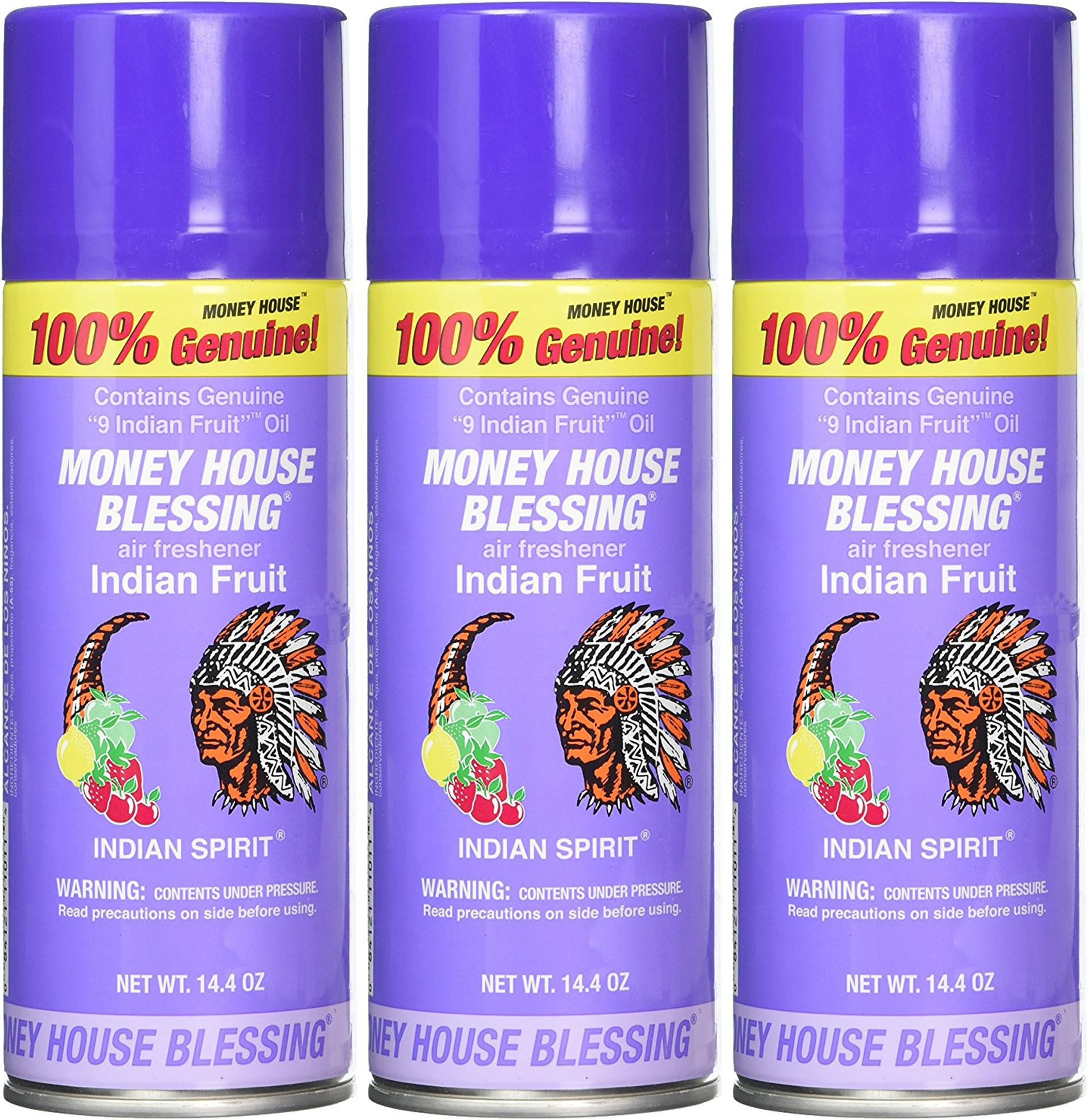 Air Freshener Indian Fruit Spray 14.4 oz. (3-Pack)