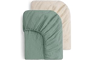 Yoofoss Muslin Crib Sheets: Snuggle-Worthy Comfort for Your Little One