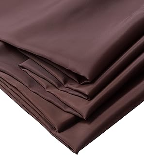 IPEA Tejido de Forro 200 x 150 cm color Marrón - Made in Italy – Tejido al Metro para Costura, Ropa, Forros, Chaquetas, Pantalones, Faldas, Muebles, Almohadas - Tela Lisa para Coser y Forrar
