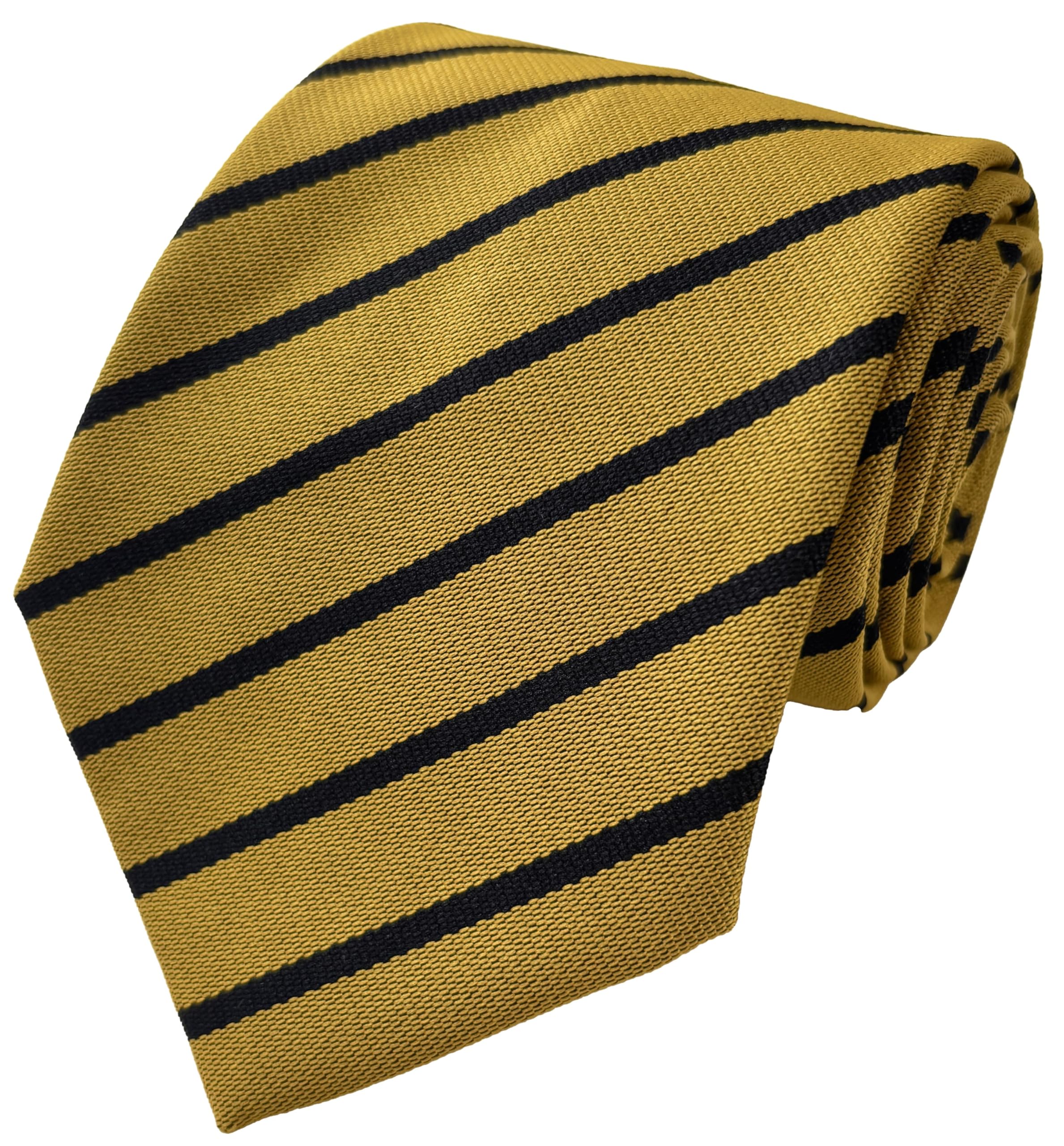 Great British Tie Club School Ties (21 Single Stripe Variations) Primary Junior Size (Gold & Black)