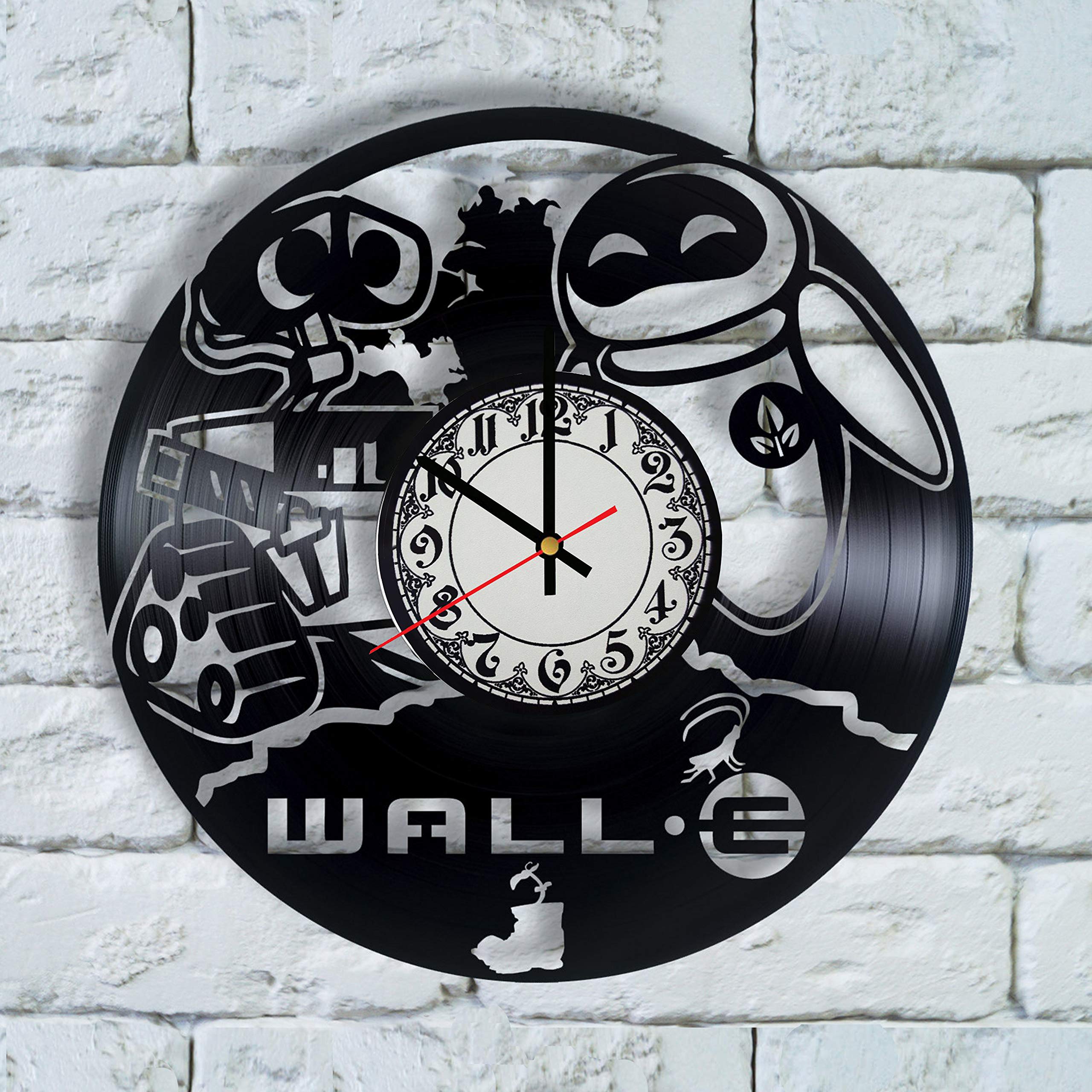 Buy Pixar art Clock wall e art wall e wall art wall e print wall e gift walle wall e and eve