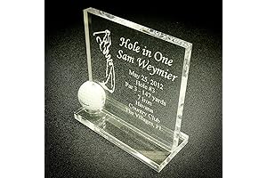 JK Display Products Golf Hole in One Trophy - Hole-In-One Golf Trophy...