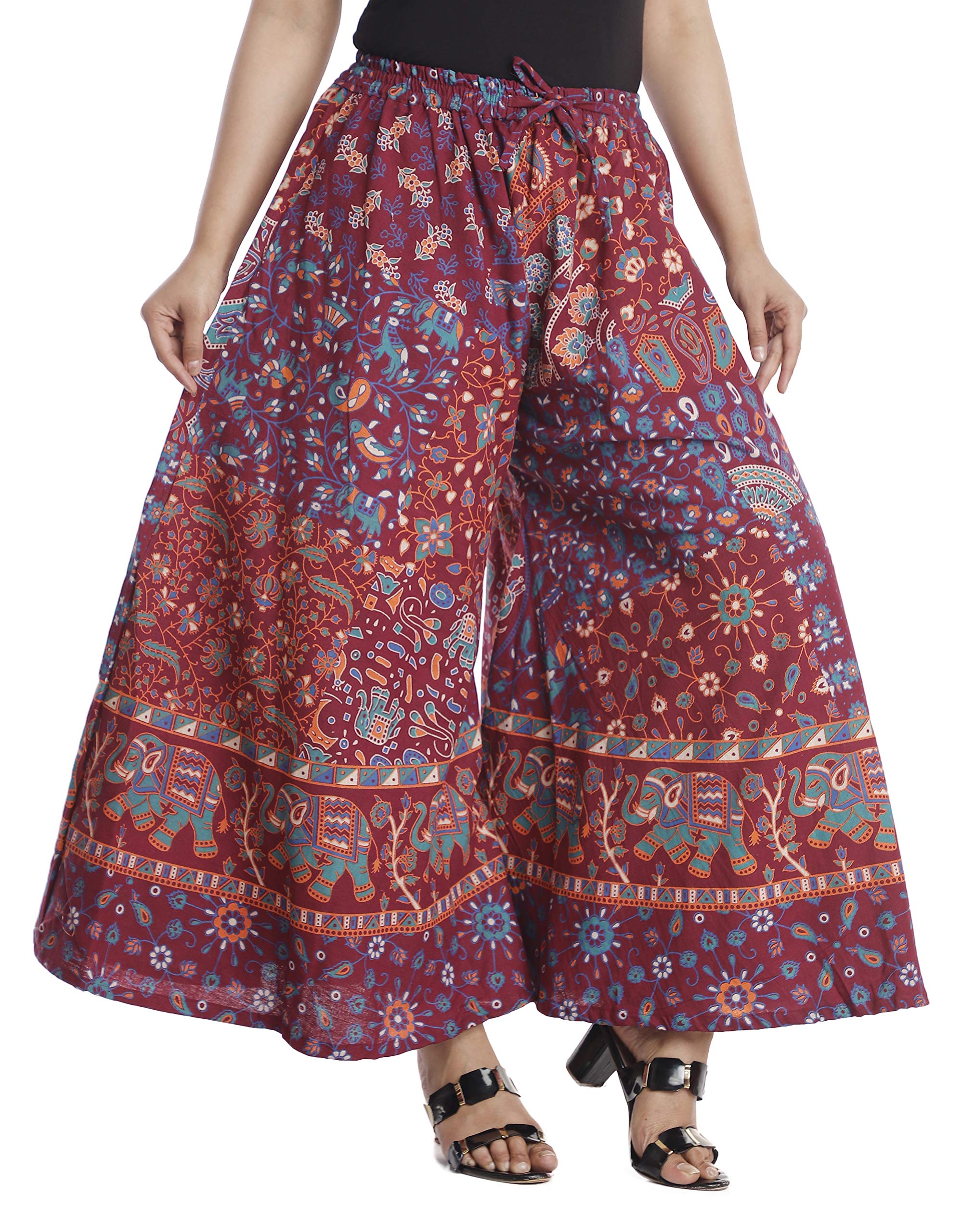 G4Girl Women's Regular Fit Cotton Palazzo