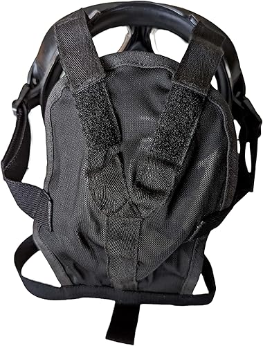 Miniatura 7 de Máscara química de gas reutilizable de 1.575 in con filtro de cara completa CBRN de Corea del Sur con sistema de hidratación