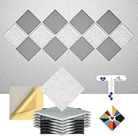 Vista 43 de Paneles acústicos autoadhesivos [390 lbs/yd³ de ultra-alta densidad], panel absorbente de sonido de 2ª generación, panel de sonido de nivel