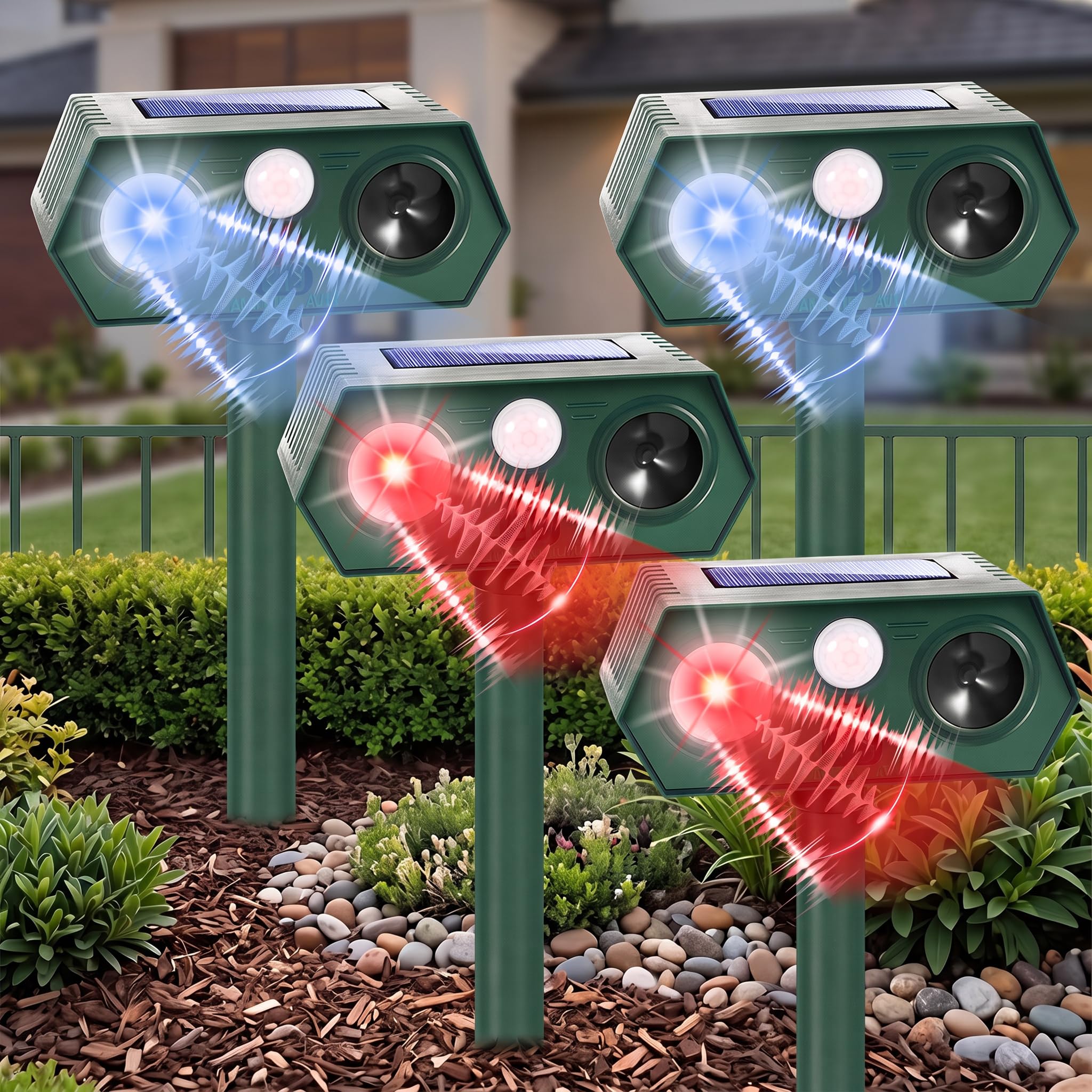 Photo 1 of LNYUHAD Solar Ultrasonic Animal Repeller
