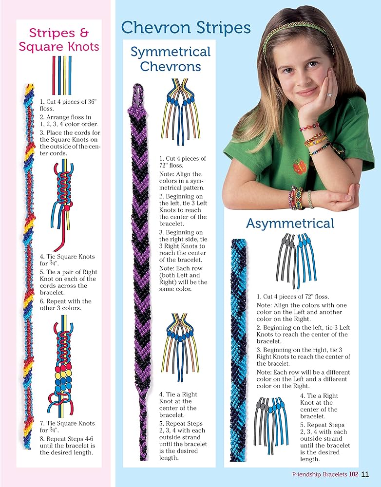 Friendship Bracelets 102: Over 50 Bracelets to Make & Share (Design Originals) Easy Instructions for Dozens of Designs and Variations; Braiding, Knotting, Stripes, Diamonds, Waves, and More: Suzanne McNeill: 9781574212945: Amazon.com: Books friendship-bracelets-102-over-50-bracelets-to-make-share-design-originals-easy-instructions-for-dozens-of-designs-and-variations-braiding-knotting-stripes-diamonds-waves-and-more-suzanne-mcneill-9781574212945-amazon-com-books