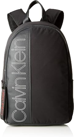 Calvin Klein Jeans - Double Logo Round Backpack, Mochilas Hombre, Negro  (Black), 20x45x33 cm (B x H T) : Amazon.es: Equipaje