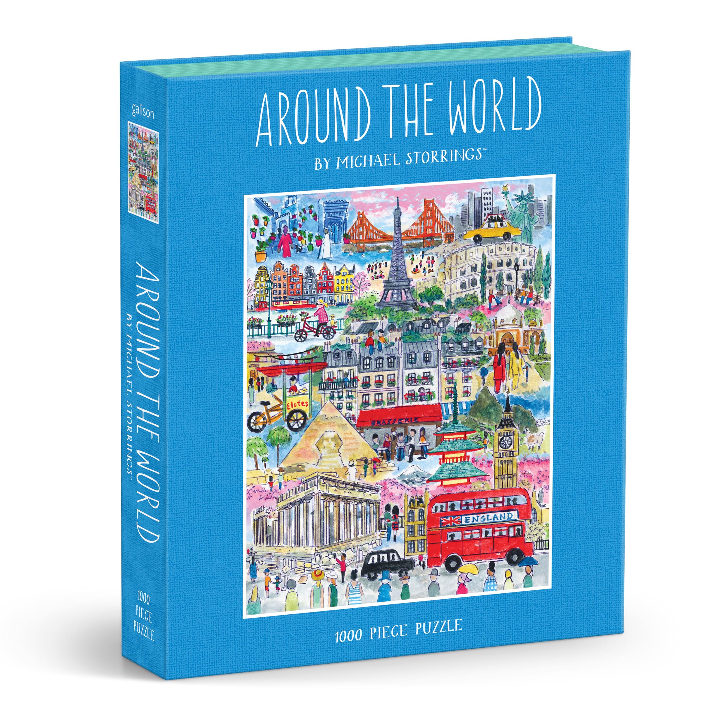 Michael Storrings Around the World 1000pc Book Puzzle by  Gal... - 9780735378827