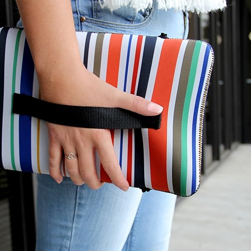 Miniatura 7 de USA Gear - Funda protectora de neopreno para bolígrafos de dibujo Wacom y tabletas de 10 pulgadas  con bolsillo con cremallera y asa de transporte